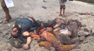 14 civils pour la plupart des femmes et des enfants tués lors d’un raid aérien de la coalition arabo-US1