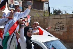 Damas aujourd'hui en soutien à l'Armée Arabe Syrienne contre l'agression étrangère3