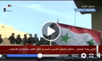 Le peuple syrien et son armée soutiennent le Président Bachar Al assad