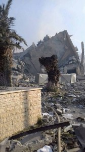 Les 1ères photos de l'installation de recherche scientifique de Barzah détruite par des frappes de missiles de croisière Us, GB et français2