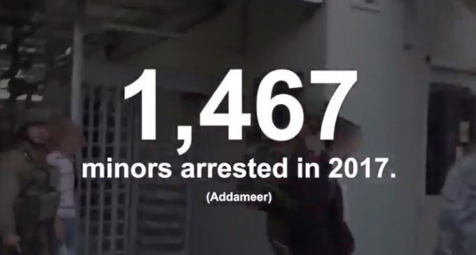500-700 enfants palestiniens sont poursuivis chaque année devant les tribunaux israéliens