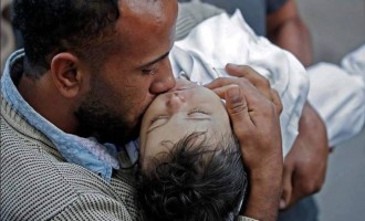 Le Bébé Palestinien de 8 mois « Leila Ghandour » est décédée en inhalant des gaz lacrymogènes lancés par les forces d’occupations israéliennes..!