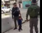 Les forces d’occupation s’en prennent à un enfant palestinien de 3 ans !!