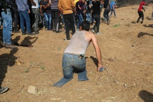 Saber Al-Ashkar, âgé de 29 ans, participe aux manifestations sur la frontière orientale2