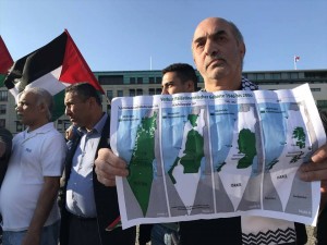 Une manifestation à Wuppertaler, en Allemagne, en condamnation du massacre israélien 2