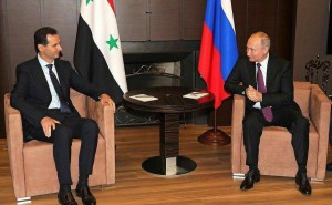 Vidéo... de l'accueil du président russe Vladimir Poutine au président syrien Bachar el-Assad à sotchi hier.2