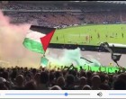 Les fans du Celtic Glascow ont leur façon de montrer leur solidarité et leur soutien à la 70 ème minute de match marquant la 70ème Nakba et condamnant le génocide d’Israël à Gaza