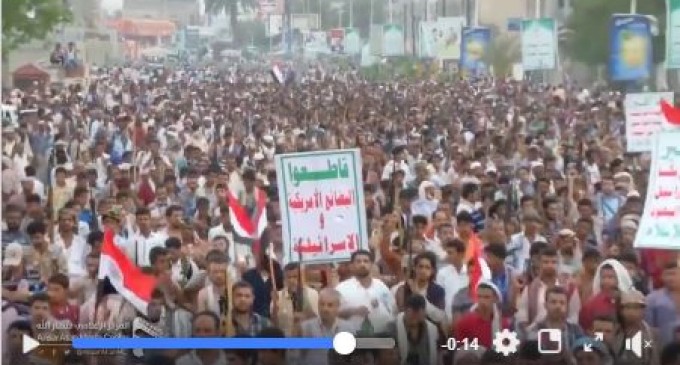 Les yéménites sont sortis hier pour dire au monde que les forces de l&rsquo;agression veulent imposer le contrôle sur le Yémen en entier…