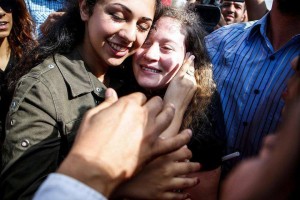L'icône de la Résistance palestinienne Aheed Tamimi est libérée des prisons israéliennes après 8 mois de détention, aujourd'hui.4
