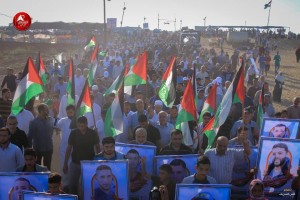 Photos des manifestations d'hier - la Grande Marche du Retour à la frontière de Gaza1