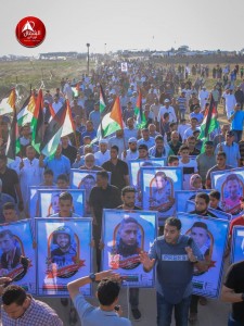 Photos des manifestations d'hier - la Grande Marche du Retour à la frontière de Gaza3