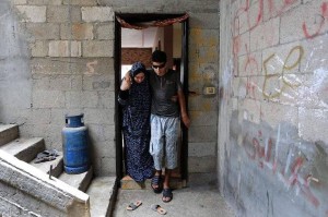 Saleh Ashour, un palestinien de Gaza, 16 ans, a perdu la vue après avoir été pris pour cible par les troupes israéliennes lors des manifestations de la Grande Marche du Retour.3