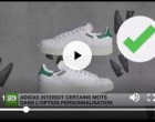 Adidas interdit certains mots dans l’option personnalisation