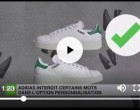 Adidas interdit certains mots dans l&rsquo;option personnalisation