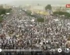 Enorme rassemblement dans la capitale Sanaa en soutien à Hodeidah contre l&rsquo;invasion américano-saoudienne sur la côte ouest.