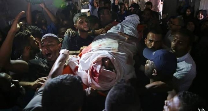 En un seul mois – août 2018, l’occupation israélienne a tuée 18 palestiniens dans la bande de Gaza assiégée et occupée en Cisjordanie.