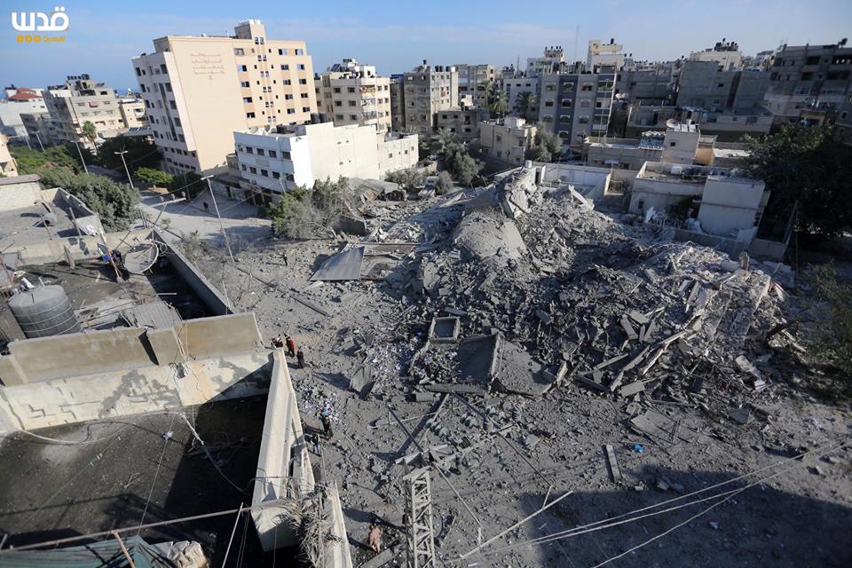 Bilan suite à l'agression israélienne contre l'enclave assiégée depuis lundi6