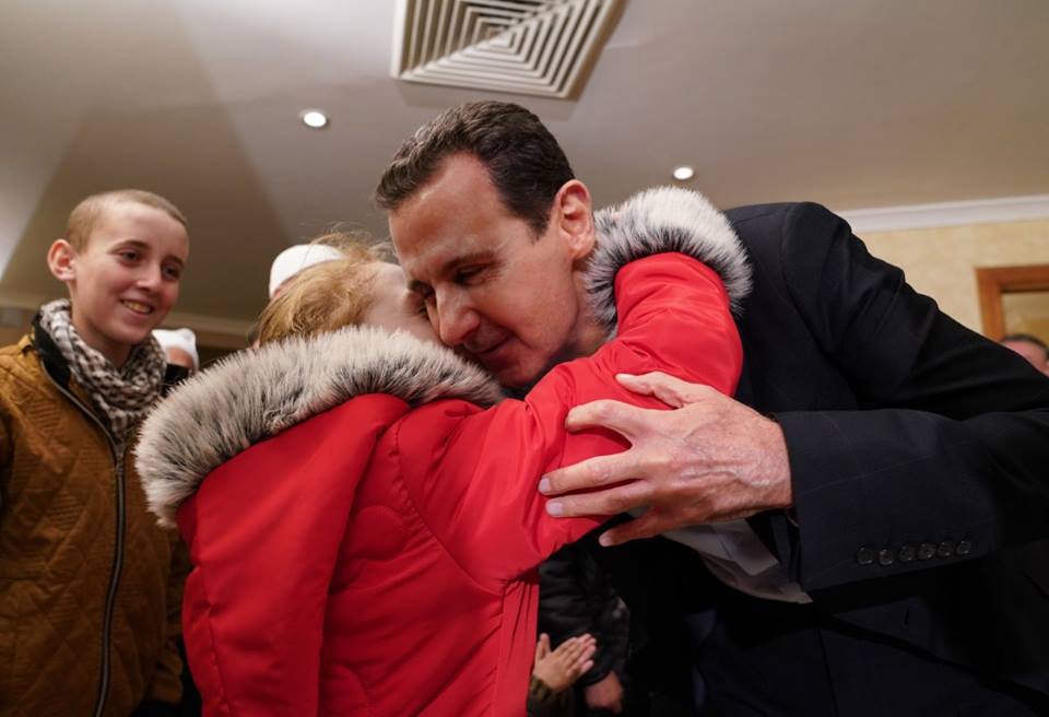 Hier, le président Bachar Al Assad a rencontré les habitants enlevés d'al-Souwayda5
