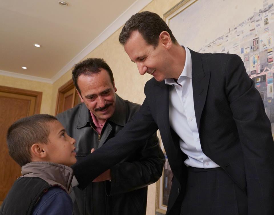 Hier, le président Bachar Al Assad a rencontré les habitants enlevés d'al-Souwayda6