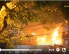 Vidéo du moment où le bâtiment résidentiel la été complètement détruit par les missiles F16 Israéliens