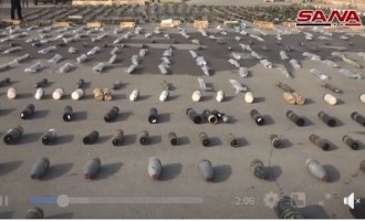 Des armes, dont des missiles américains et des médicaments israéliens, trouvés dans les anciens repaires des terroristes salafistes dans la zone sud en Syrie