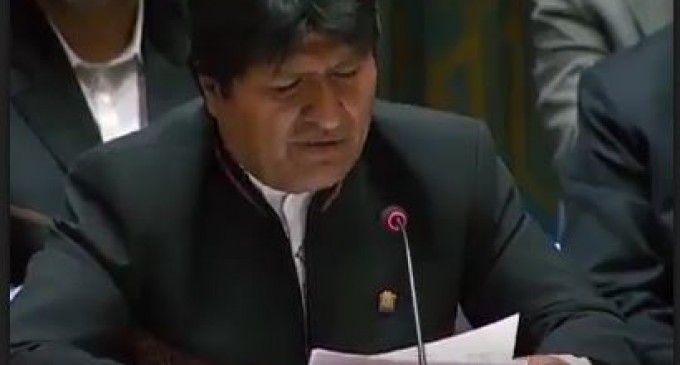 Le président bolivien Evo Morales s’est payé Donald Trump à l’Assemblée générale de l’ONU avec un courage inconnu en Europe, ça pique…