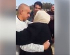 L’ancien prisonnier Palestinien Bâsel Abu-Tayeh, de Jérusalem, rencontre sa mère après qu’il ait été libéré des prisons israéliennes, après 10 ans de détention, aujourd’hui.
