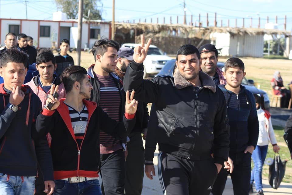 Les Palestiniens se dirigent vers la frontière Est de la bande de Gaza 1