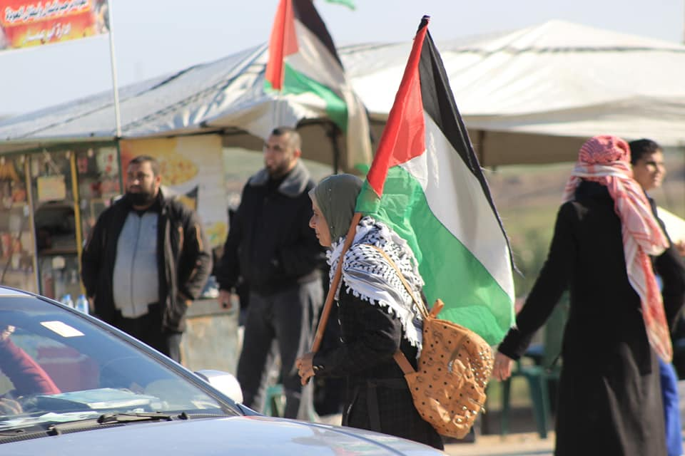 Les Palestiniens se dirigent vers la frontière Est de la bande de Gaza 3