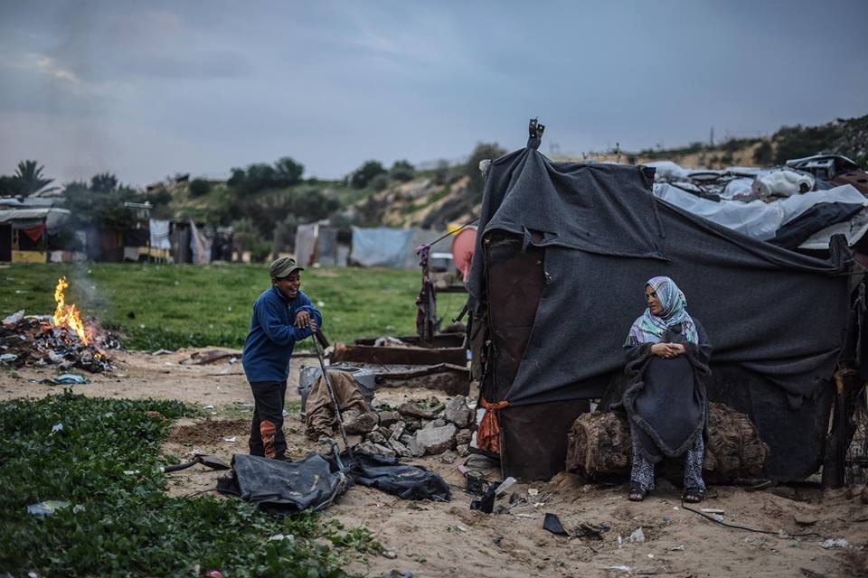 L'hiver pour quelques-unes des nombreuses familles non prises en charge à Gaza.6