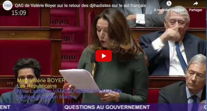 130 djihadistes seront de retour en France : Députée Valérie Boyer interpelle Castaner à l’Assemblée