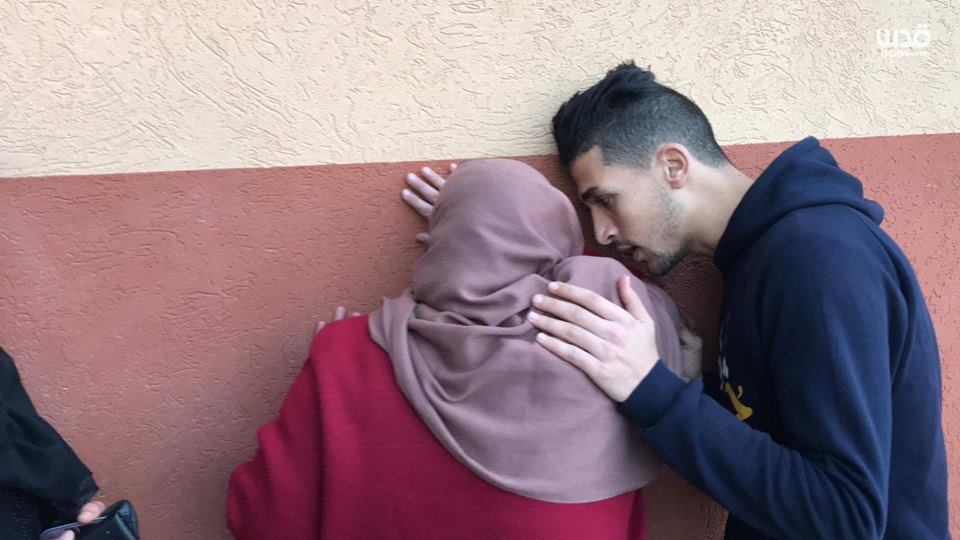 Un adieu au martyr Hassan Shalabi à Gaza