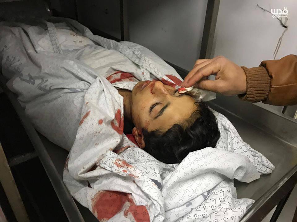 Un adieu au martyr Hassan Shalabi à Gaza2