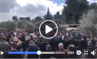 Les Palestiniens ont effectué les prières du Vendredi pour les victimes de l’attaque terroriste contre une mosquée en Nouvelle-Zélande, dans les cours de la mosquée d’Al Aqsa