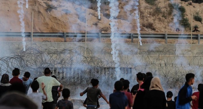 Scènes de la 59 ème manifestation de la Grande Marche du Retour à Gaza