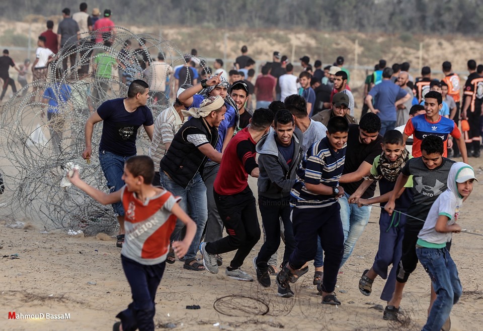 Scènes de la 59 ème manifestation de la Grande Marche du Retour à Gaza.2