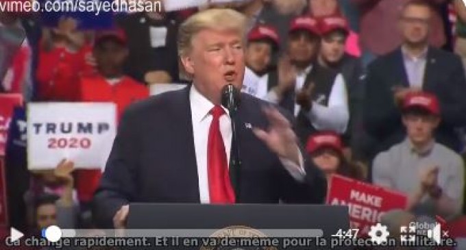 [Vidéo] | TRUMP SE VANTE D’EXTORQUER DES MILLIARDS A L’ARABIE SAOUDITE