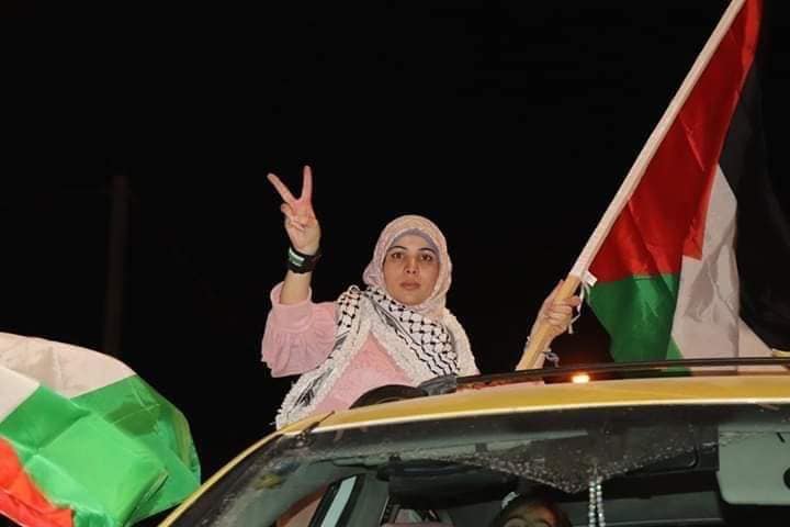Ghadeer Al-Atrash est enfin libre après 3 ans et demi d'emprisonnement dans les prisons israéliennes.1