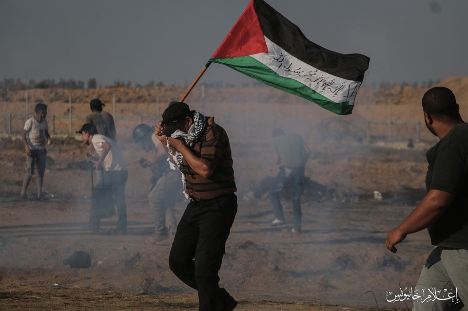 Scènes de la répression israélienne lors de la Manifestation du Grand Retour hier.