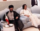 L’Ayatollah Khamenei et la tente de Kadhafi