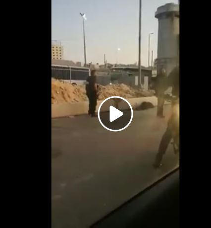 Les forces israéliennes abattent une palestinienne au point de contrôle de Qalandya