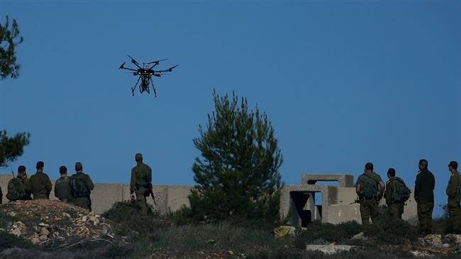 Les résistants palestiniens du HAMAS détruise un drone «israélien» bloqué à Gaza