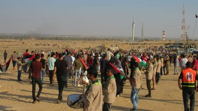 Des dizaines de personnes manifestent dans le nord de Gaza pour demander la levée totale du blocus