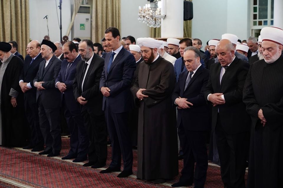 Le Président Bachar Al Assad a participé à la Célébration de la naissance du Saint Prophète Mohammed (P) à Damas