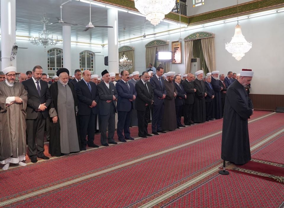 Le Président Bachar Al Assad a participé à la Célébration de la naissance du Saint Prophète Mohammed (P) à Damas1