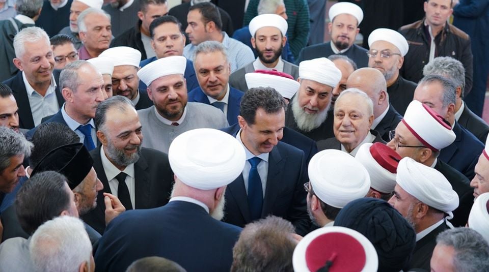 Le Président Bachar Al Assad a participé à la Célébration de la naissance du Saint Prophète Mohammed (P) à Damas2