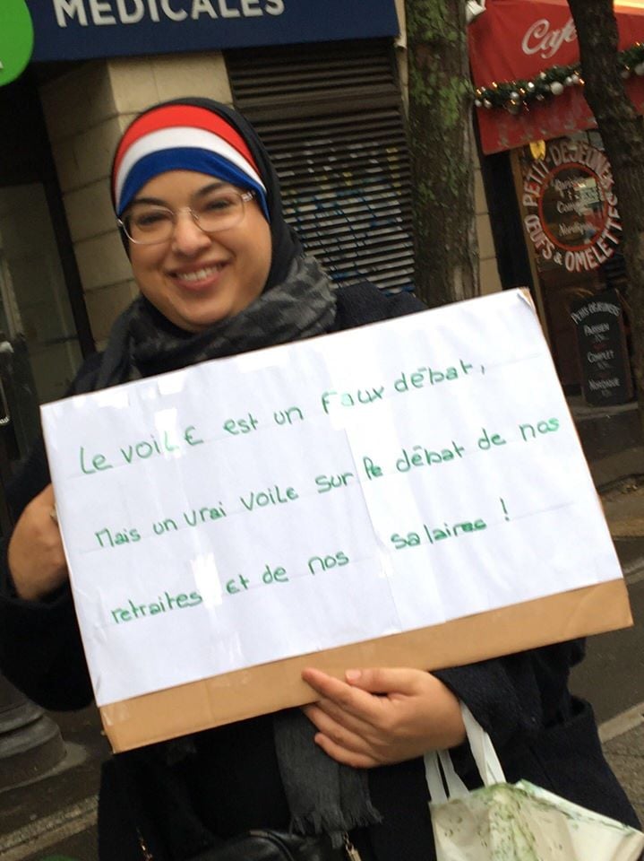 Quelques images fortes de la Marche contre l'Islamophobie, hier 10 Novembre qui a réunit des dizaines de milliers de Français