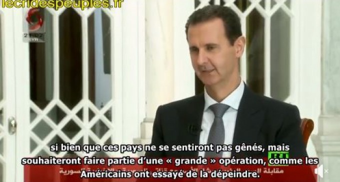 Bachar al-Assad :  » l’élimination d’al-Baghdadi est aussi crédible qu’un film d’Hollywood « 