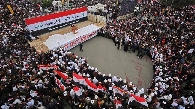 Des millions d'Irakiens défilent contre la présence américaine en Irak 4