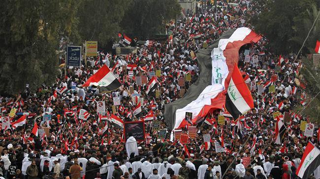 Des millions d'Irakiens défilent contre la présence américaine en Irak 6